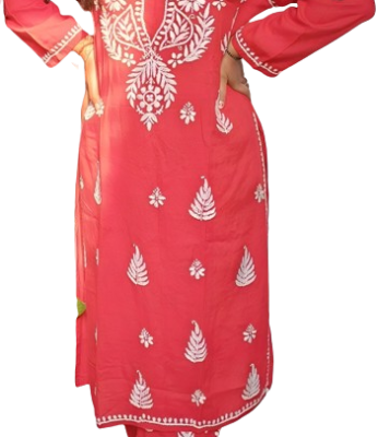 Chikankari Kurti Set With Plazo