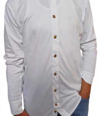 MANDRAIN COLLAR SHIRT