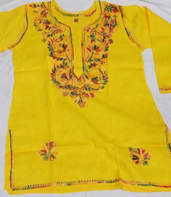 COTTON CHIKAN KURTI