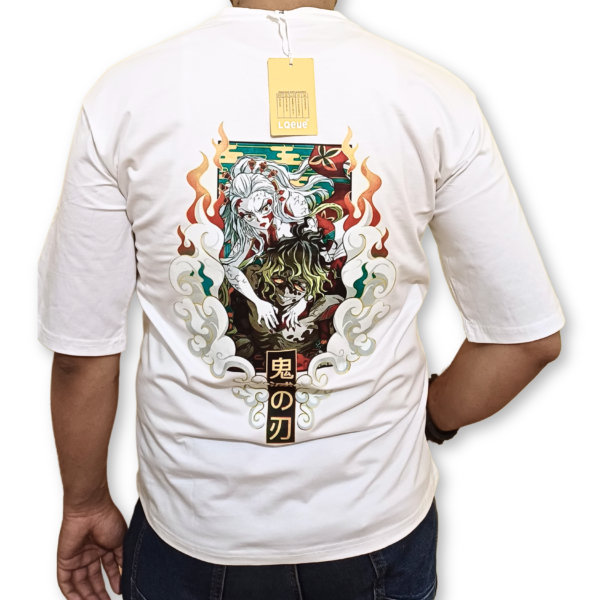 Daki Gyutaro White Oversized T-Shirt