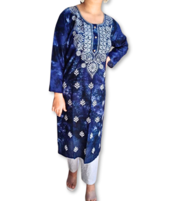 LUCKNOWI CHIKAN KURTI