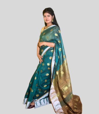 Buy Banarasi Cotton Saree For Women