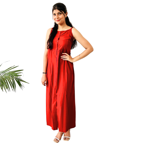 Red Midi Dress For Women | High Quality In Best Price