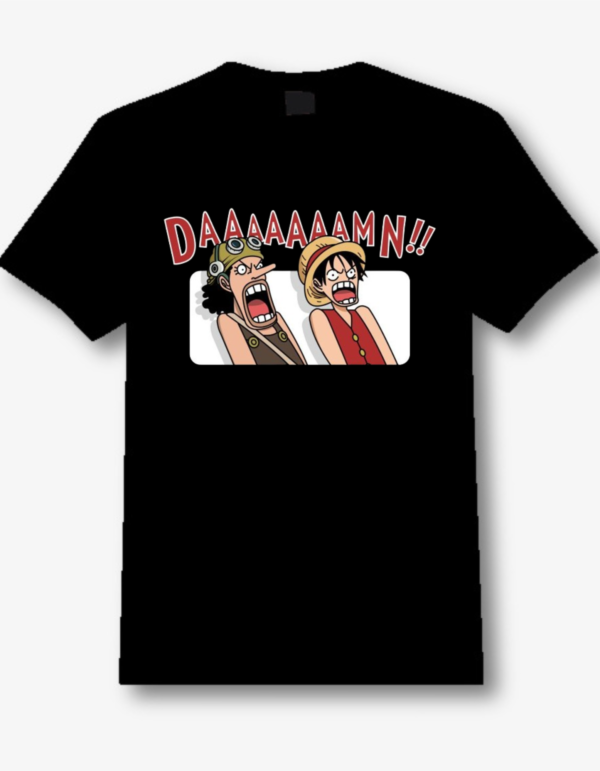 Luffy x Usopp Damn Printed T-Shirt