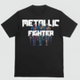 Metallic Fighter Printed Tshirt